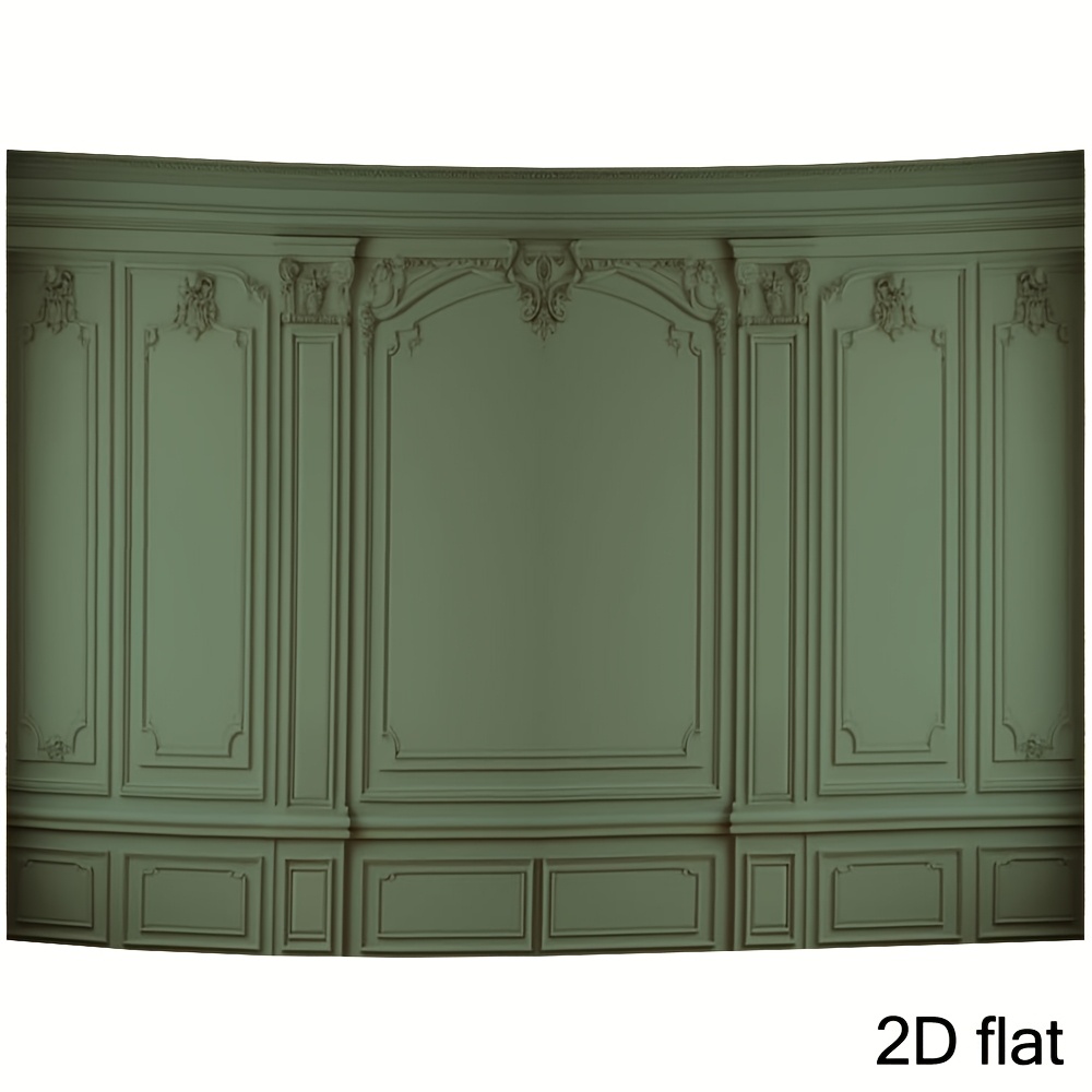 Vintage European Plaster Line Wall Panel Backdrop for Photography