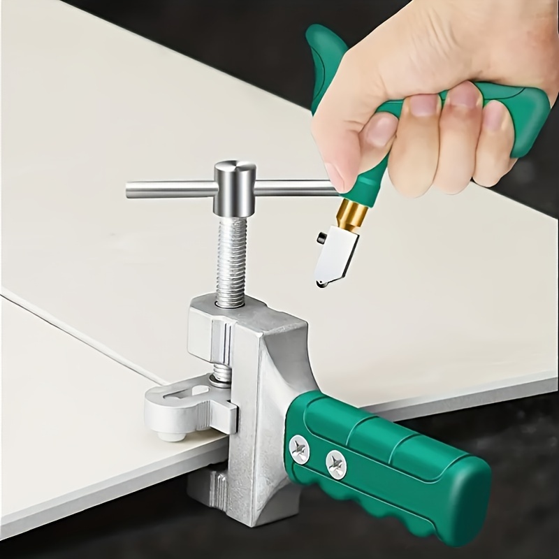 

2pcs Tile Cutter Multifunctional Handheld Glass Cutter New Tile Worker Tool Locator Portable Manual Glass Cutter, Suitable For Tiles, Glass And Crafts - Simple And !