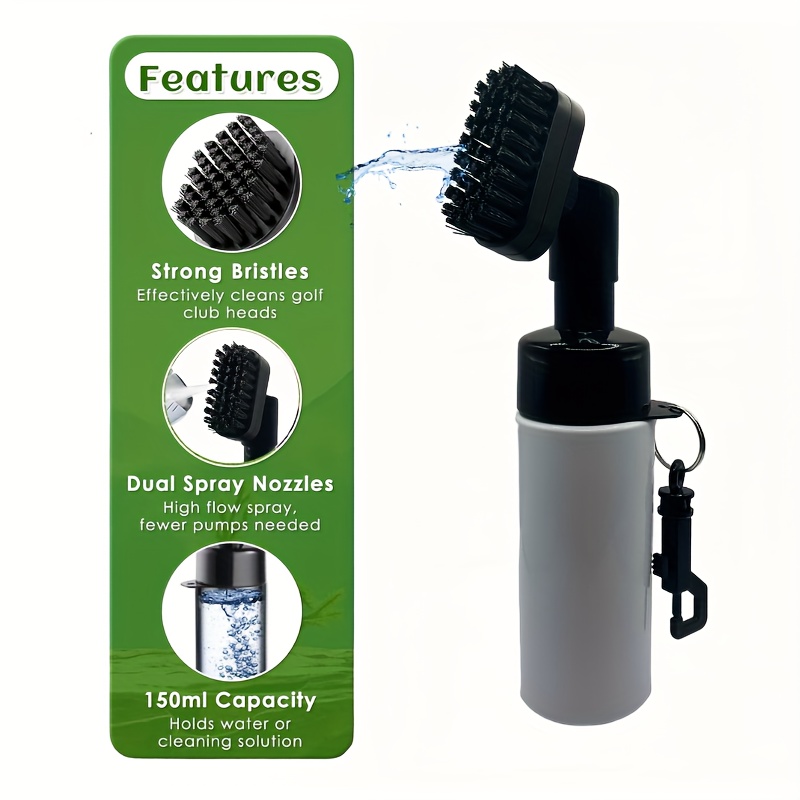 TEMU Nettoyeur de de , brosse de nettoyage pour de , pot de nettoyage, brosse à pulvérisation d'eau