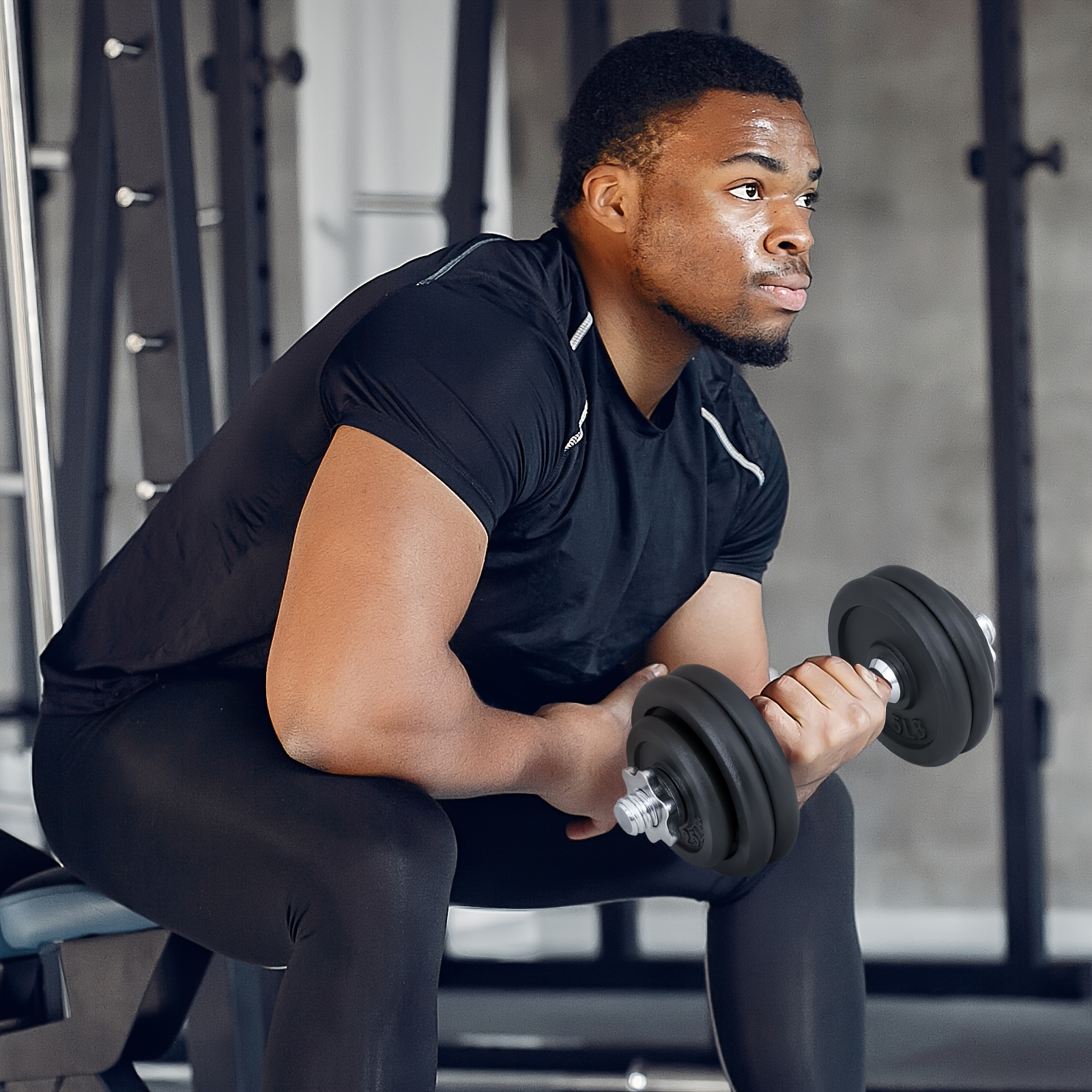 adjustable dumbbell set 30 single exercise Temu