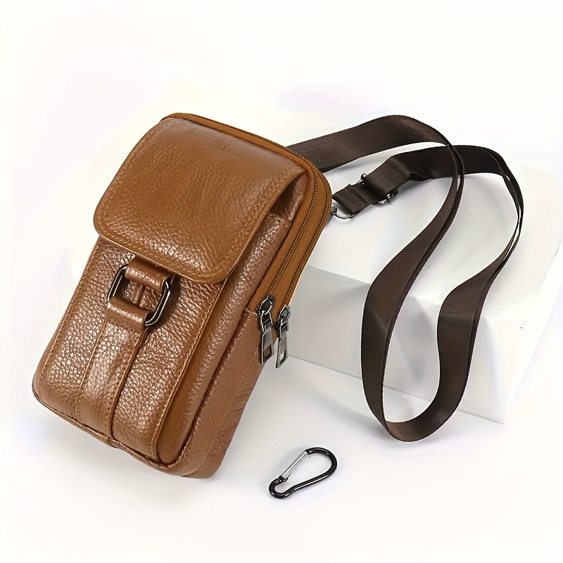 bolsa cintura cuero hombre multifuncional Temu Colombia