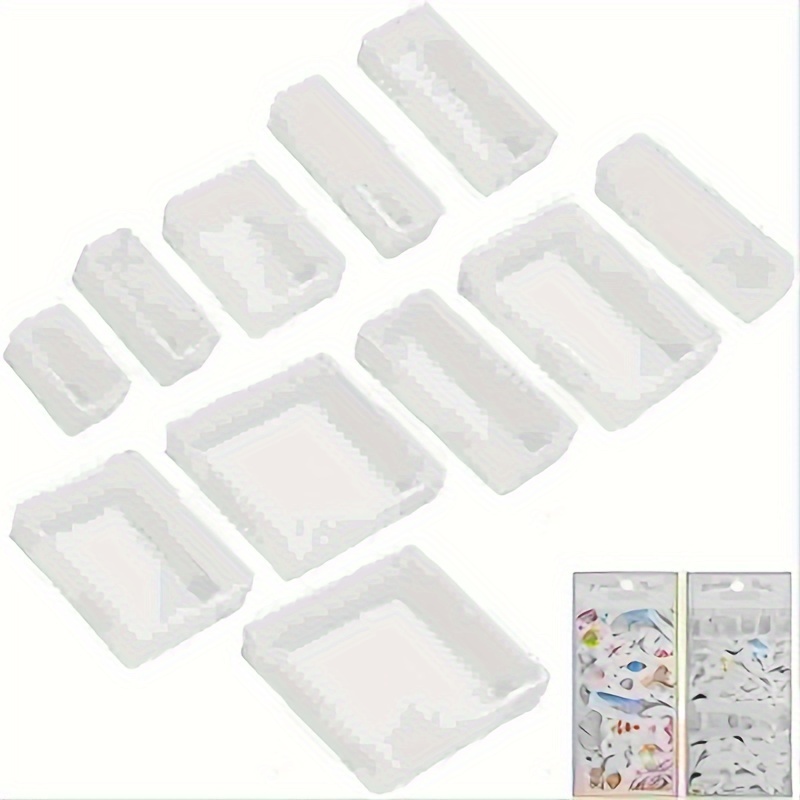 

3pcs Epoxy Resin Square & Rectangle Casting Silicone Molds, For Resin Jewelry, Storage Trays, Insect Specimens, Diy Crafts & Art Decorations