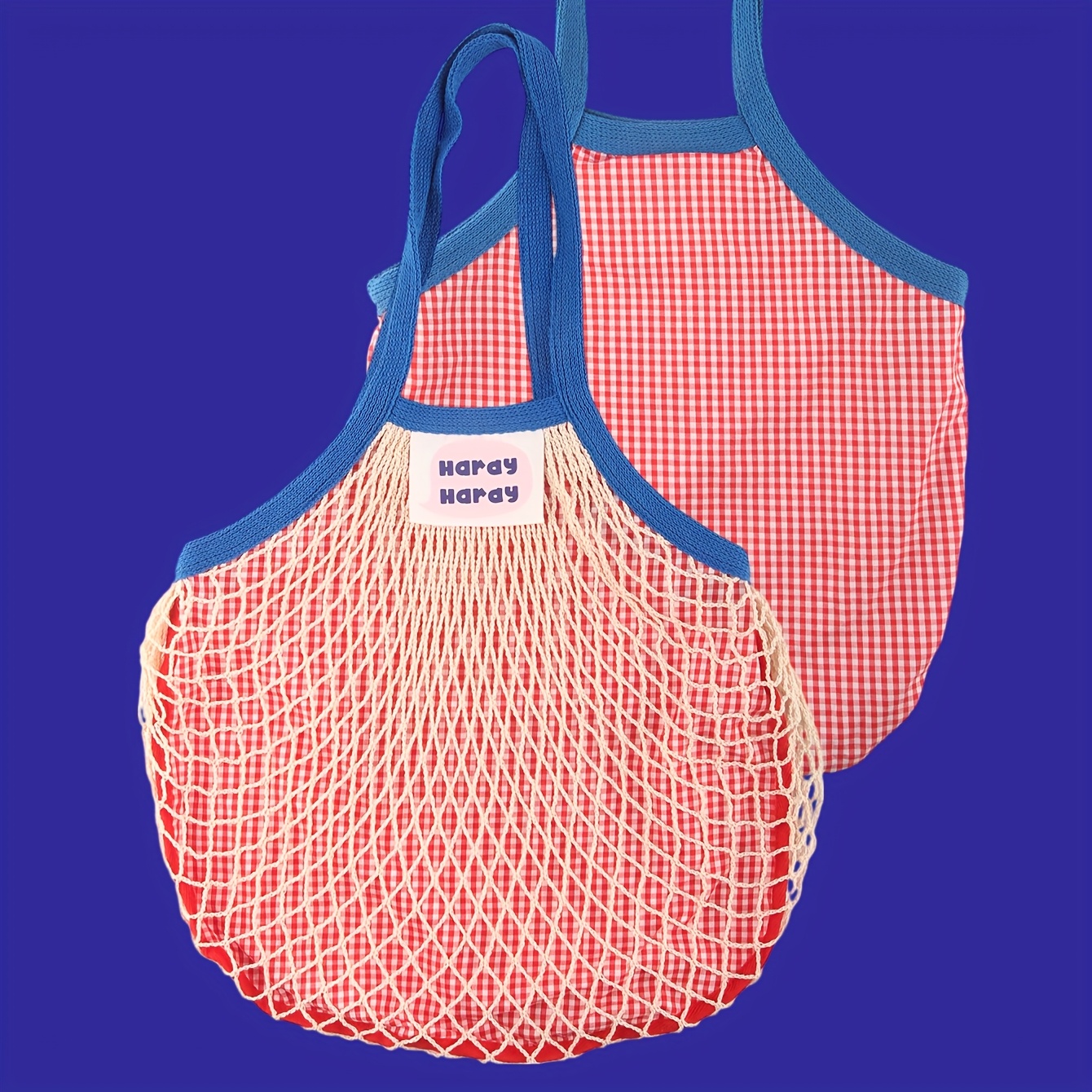 TEMU 1pc Sac en Filet Personnalisé avec Nom et Motif, Sac Fourre-tout à Longue Poignée, Utilisation , Réutilisable et Lavable, Sac de Plage