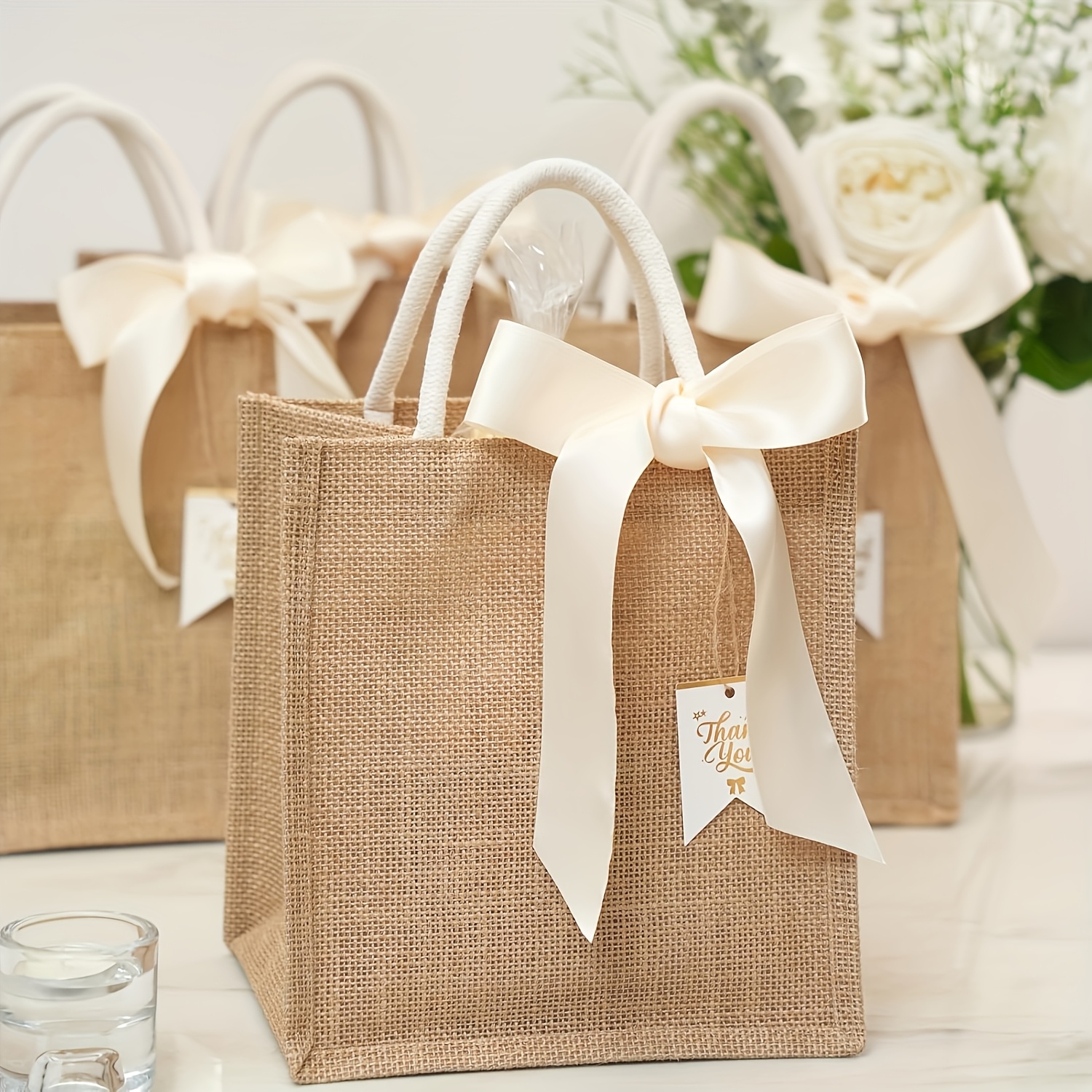 TEMU Regalo para Ella/Él 3 Sets Recuerdos de de Pequeñas Bolsas de Regalo de Paquete para Bienvenida de Boda, Despedida de Soltera, Playa, Damas de