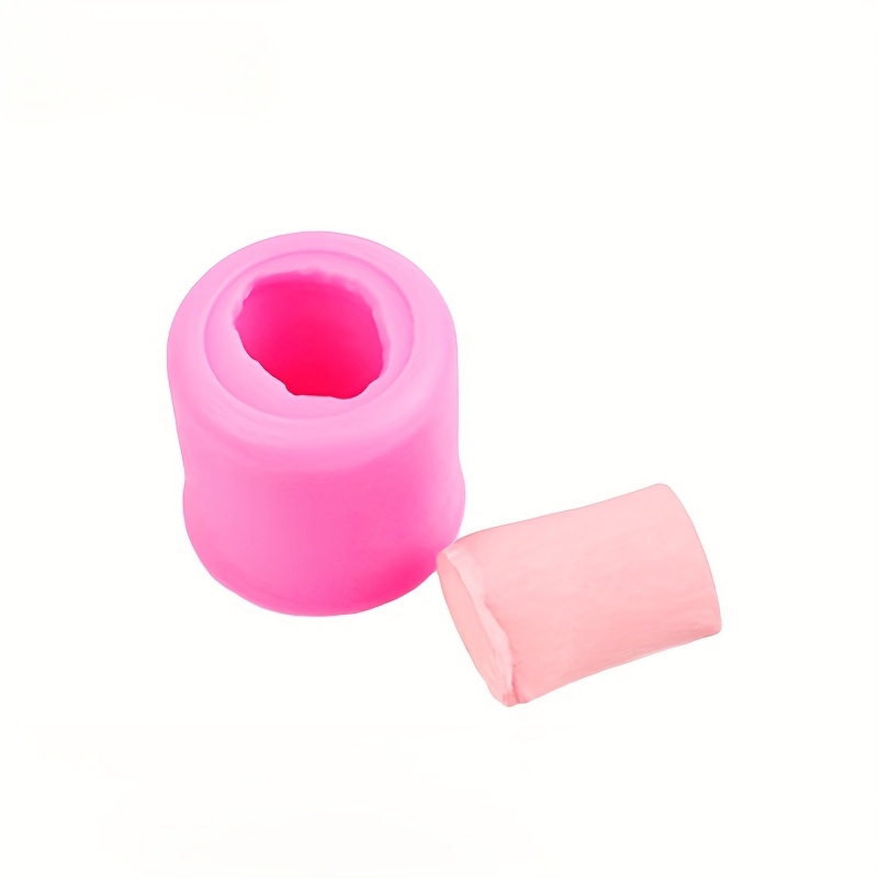 TEMU Marshmallow Shaped Pinch Silicone Mold Plaster Glue Decorative Mold Mold Clay Mold