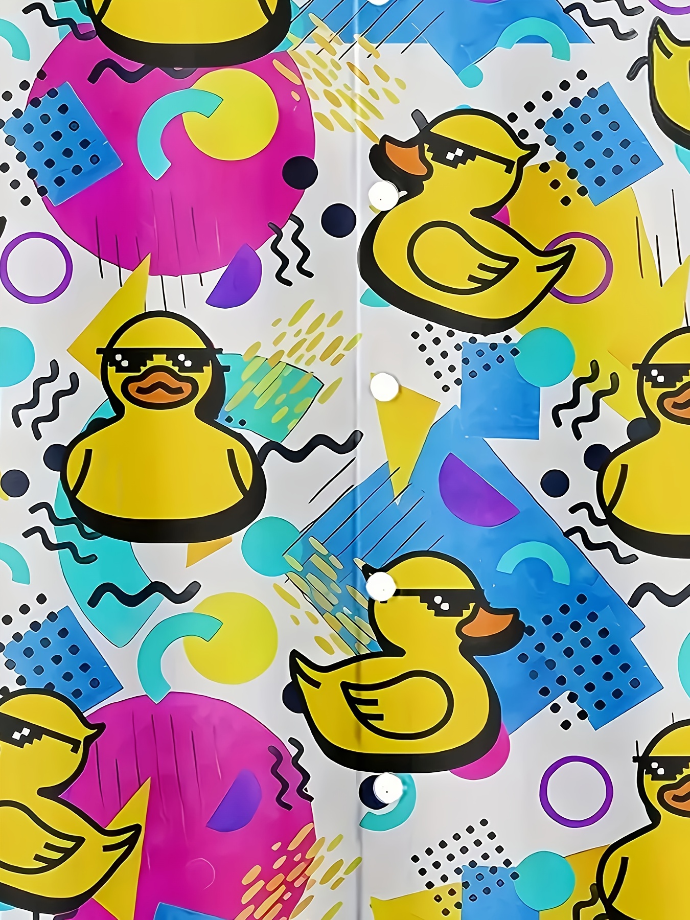 hawaiisk skjorte for menn retro tegneserie andeprest lys gul - Temu Norway, image size:800x1067