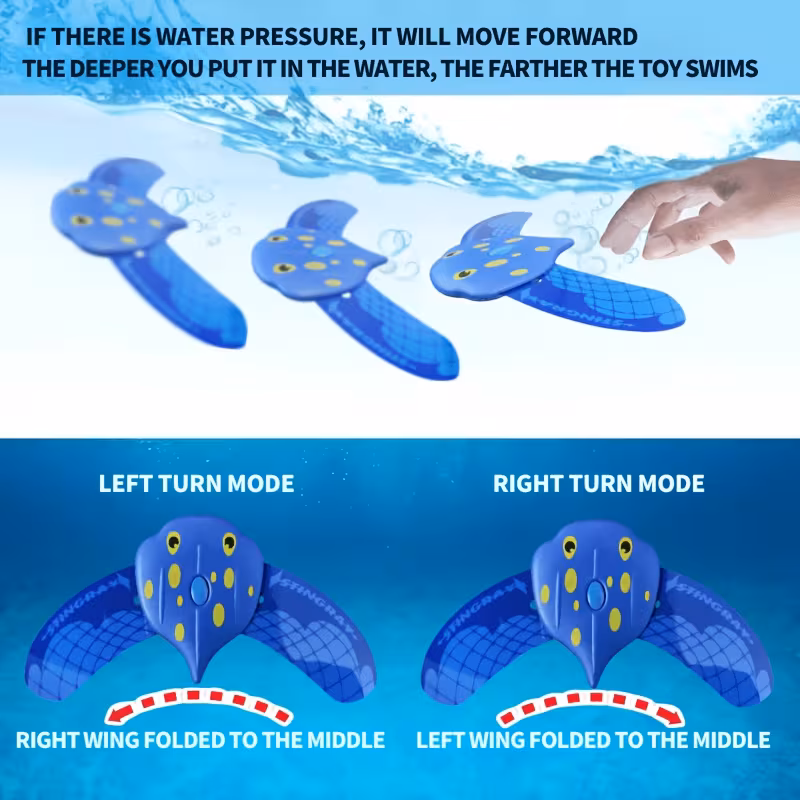 1pc underwater glider swimming training toys self propelled glides underwater adjusting angle results in different gliding performance summer outdoor swimming pool gift for kids teenagers 1