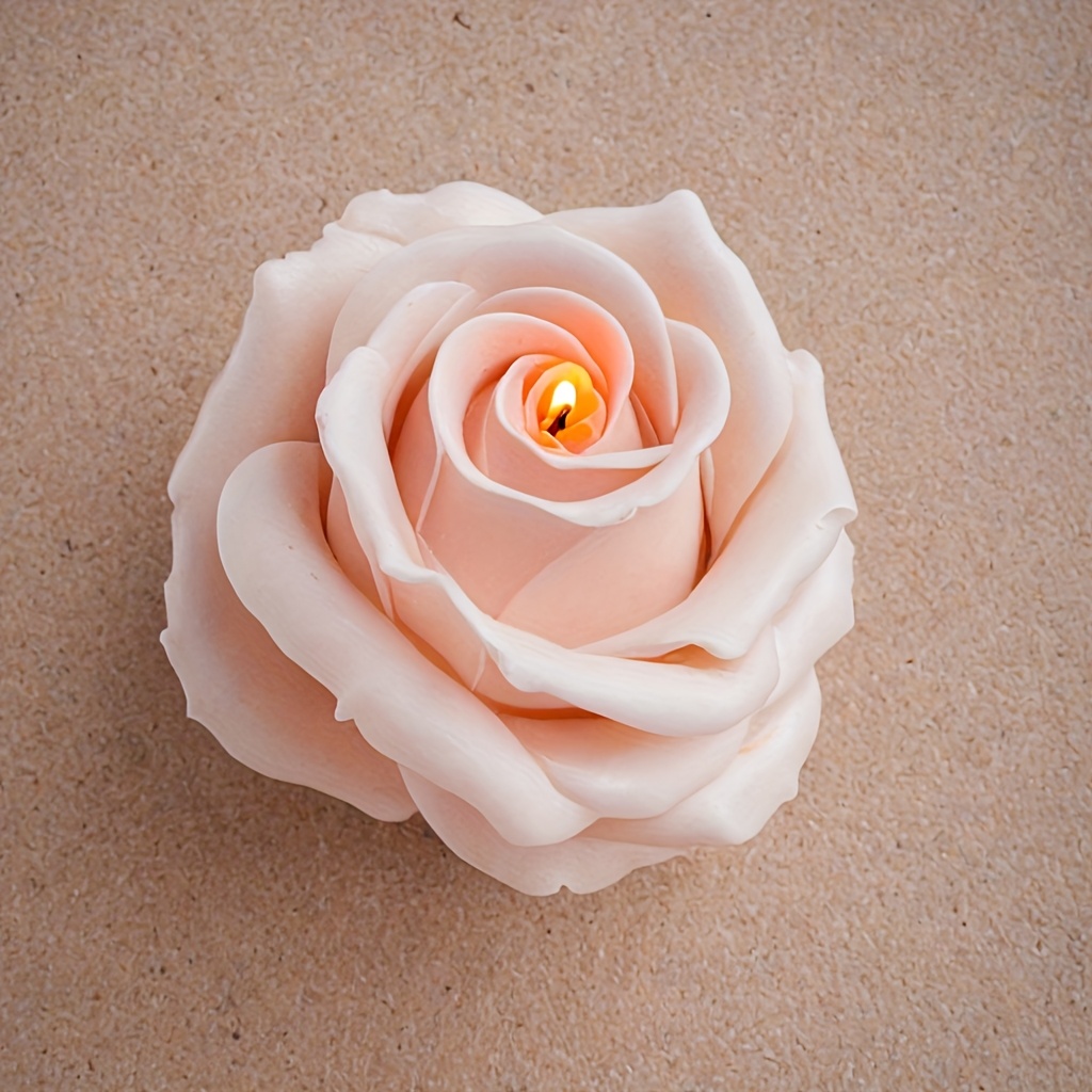 

Elegant Valentine's Day Rose Silicone Mold - Diy Soaps, Candles, & Plaster Ornaments, Realistic With Petals And Center, Valentine Silicone Mold