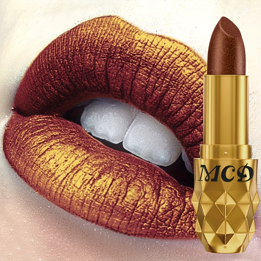 Image of Lipstick 24-hour Lasting, Spring And Summer Elegant , Lip Makeup, , Lipstick For Women, Lipstick Waterproof Long, Portable Travel Makeup, , Pearlescent, Sparkle