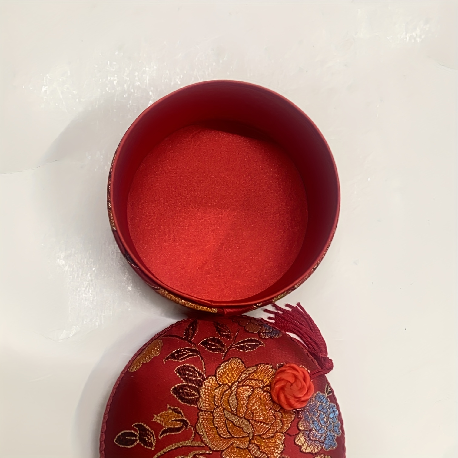 Portable Floral Design Storage Box for Bracelets and Small Items