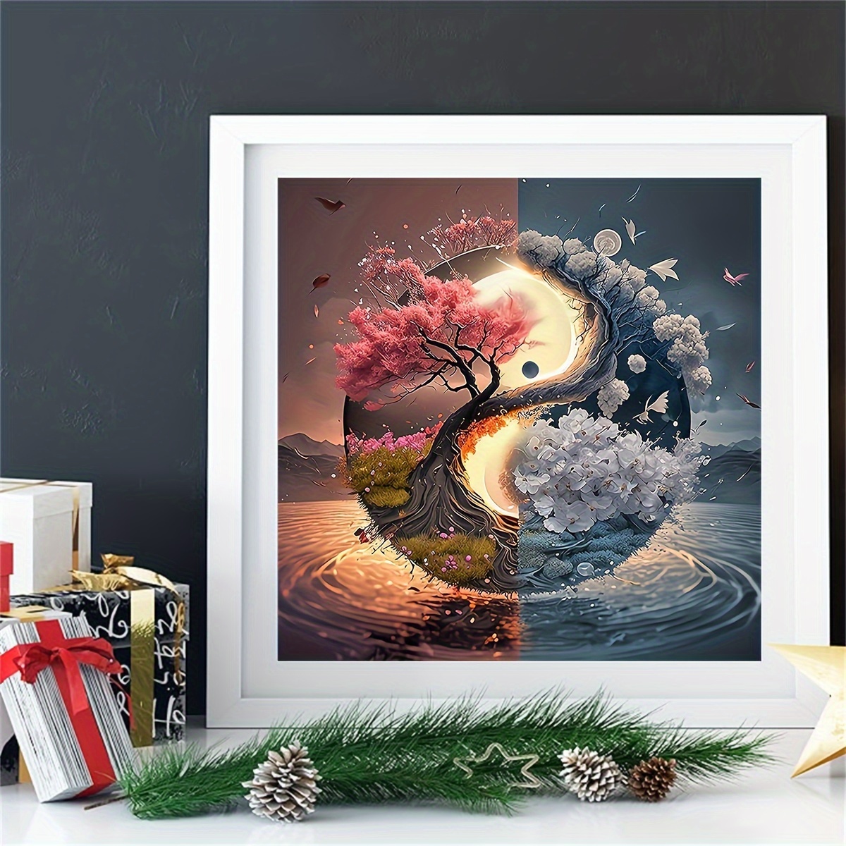 

Tai Chi Landscape Diamond Painting Tools For Adults 5d Diy Diamond Art Tools For Beginners With Round Full Diamond Gems Painting Art Decor Gifts For Home Wall Artworks, Crafts And Sewing Supplies...