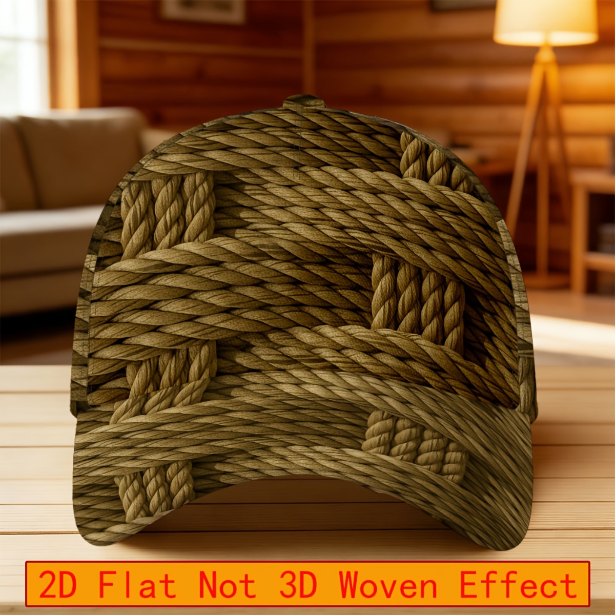 TEMU 1pc 2d Flat Not 3d Effect Adjustable Snapback Cap Streetwear Dad Hat Snap Fastening Fashionable For Casual Attire With A For Outdoor Use For