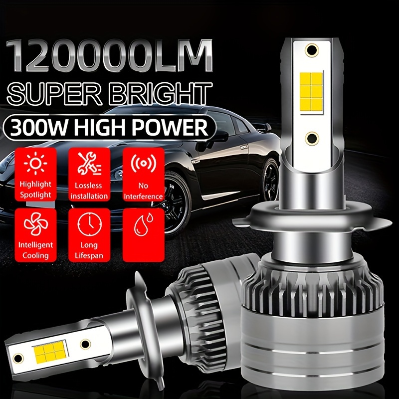 

2pcs Super Led Headlight & Fog Bulbs 3570-6 Car, Headlight 6000lm - 6000k , H1 H4 H7 H11 9005 9006 For , For Vehicles