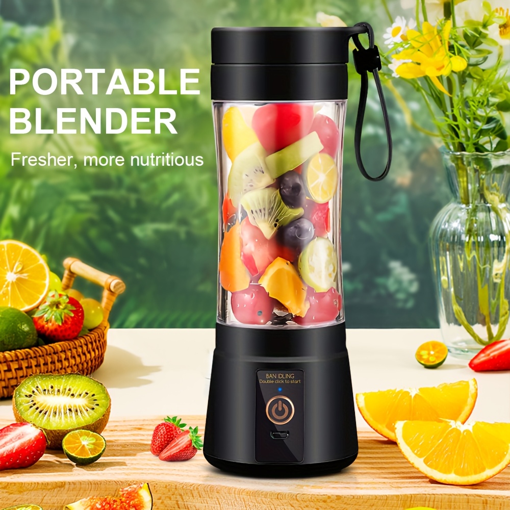12 85 15   rechargeable mini blender portable usb rechargeable mini blender juicer 3     6 12 blade safety lock food grade     for   juices anywhere details 8