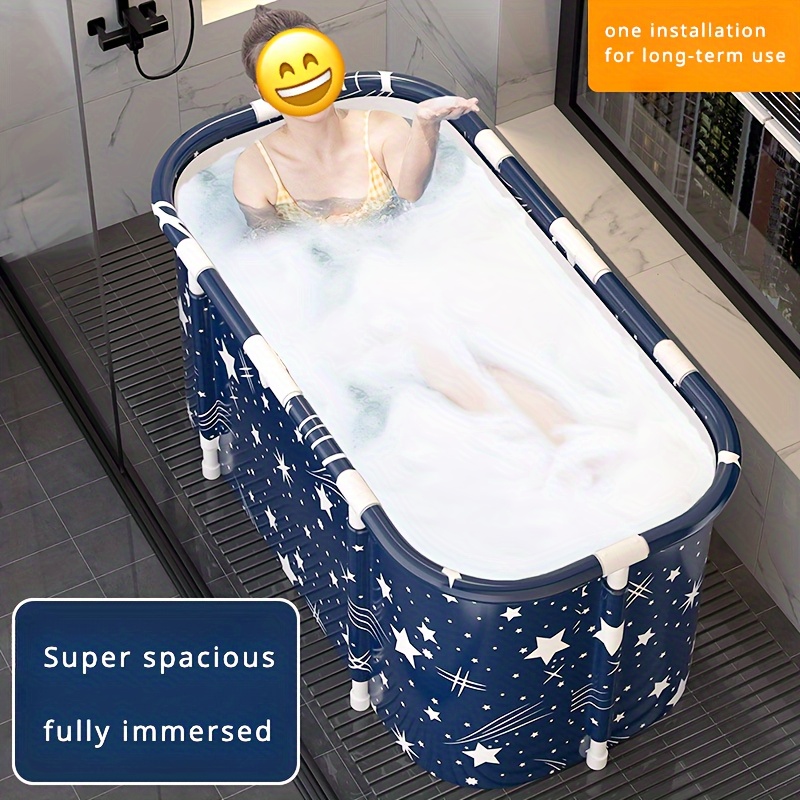 

Portable For Adults, Full-body Immersion, Space-saving Design, Efficient Temperature Retention, Easy Home Spa Experience