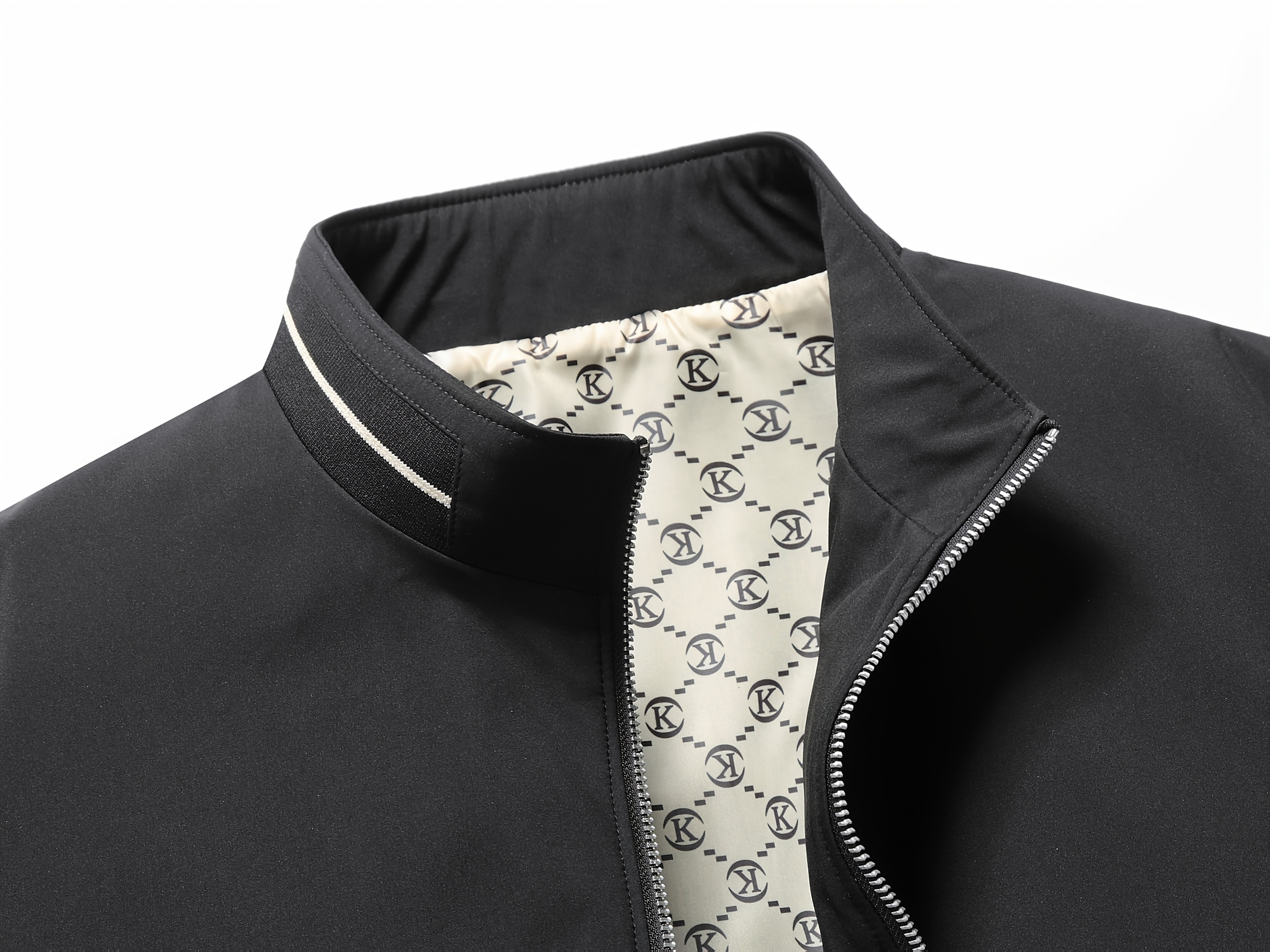 men's spring autumn stand collar jacket new 2025 style loose