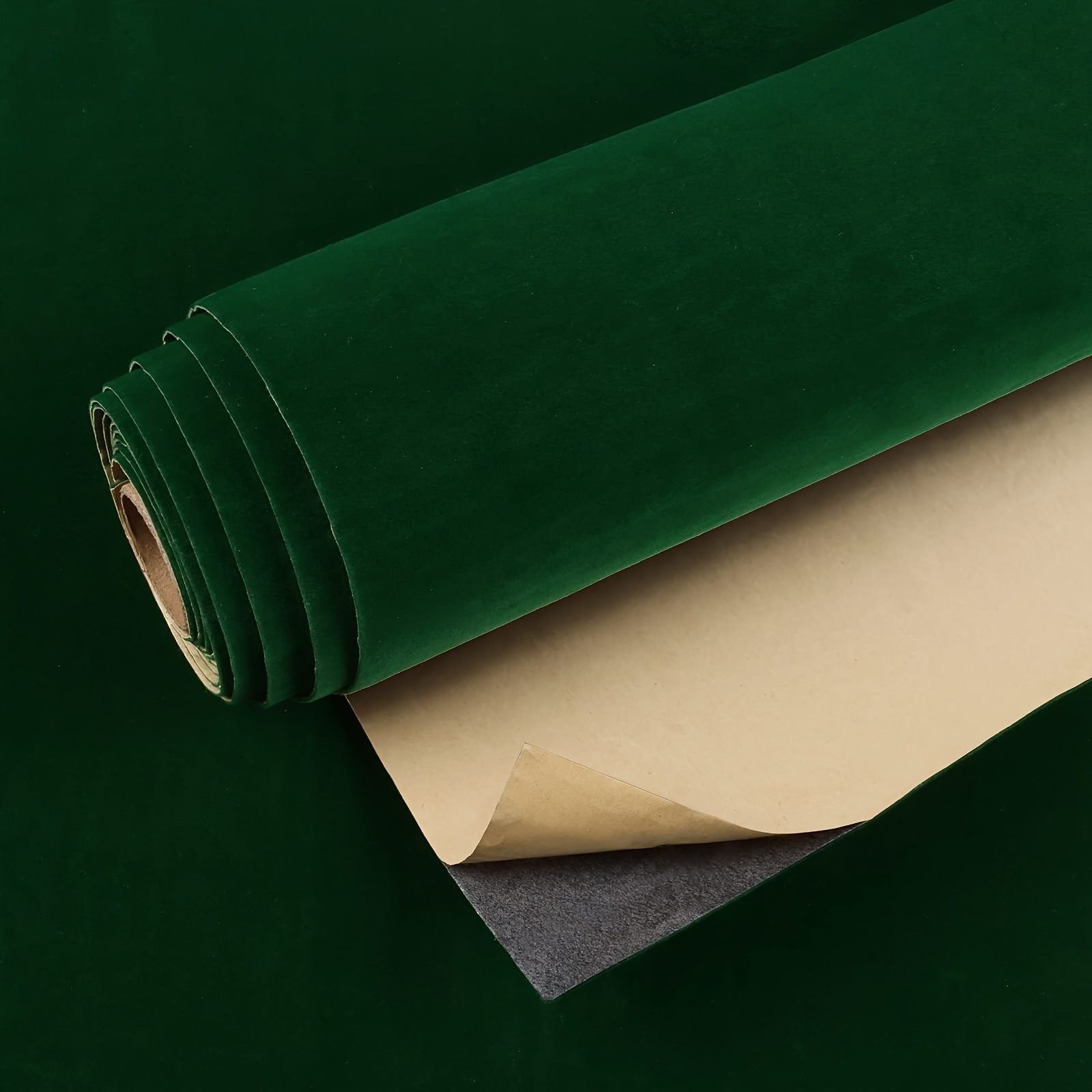 E-shop Selbstklebende Stoffrolle, Samt Filz Aufkleberrolle 1,5M Länge X 50Cm Breit 1,2Mm Dicke für Bastelarbeiten, Schmuckkästen, Auto Innenräume und