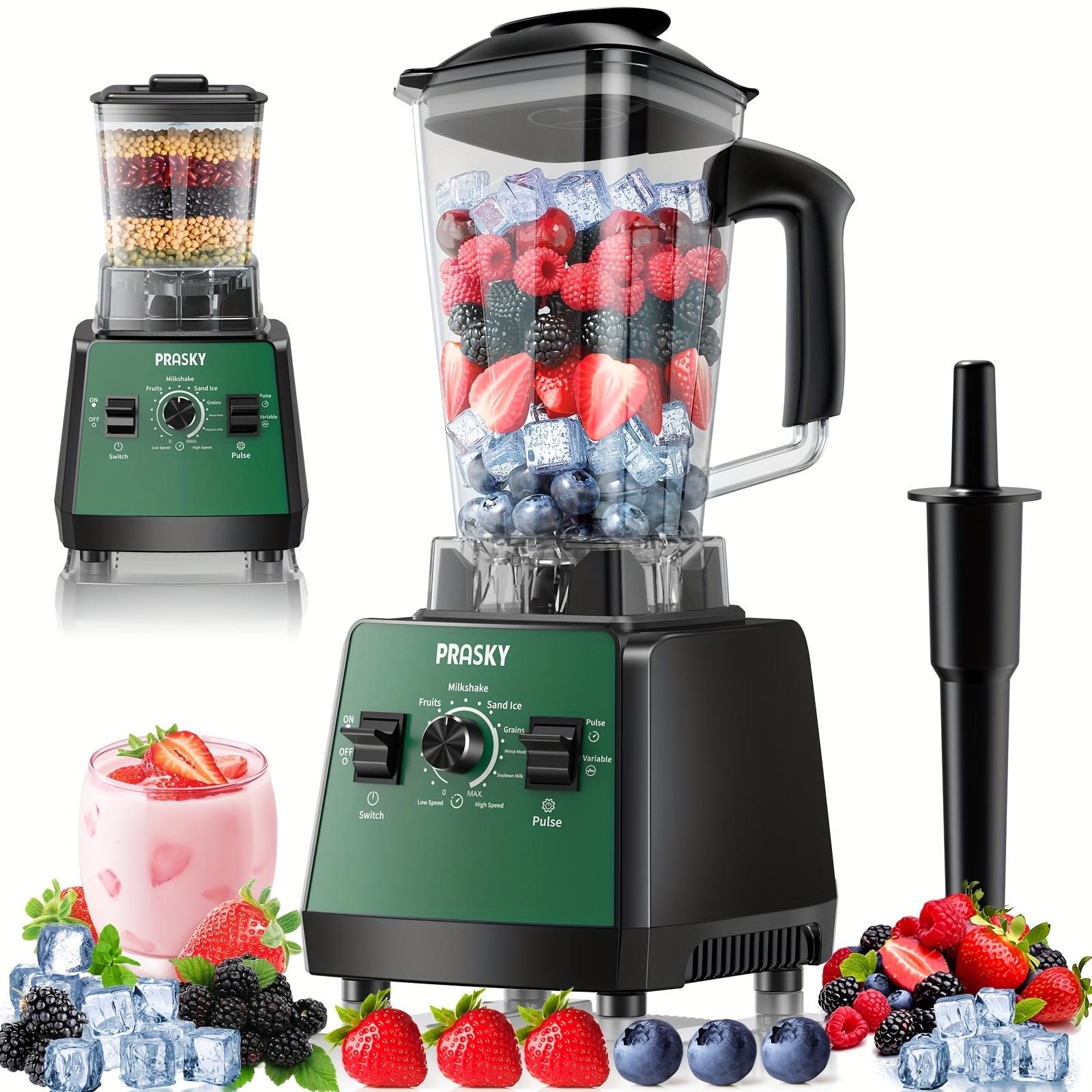 Professional Blender, Smoothies Blender with 2 Containers, 68oz... product image 14