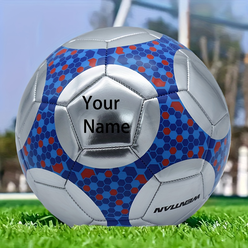 TEMU Customized Name, High-, Anti-slip And Wear-resistant Football, Suitable For Weddings, Birthdays, Christmas, Graduation Ceremonies, Gift