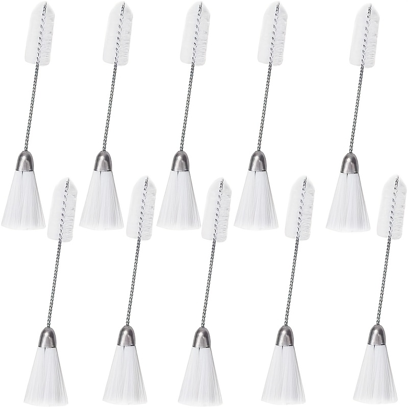 TEMU 10pcs Sewing Machine Brush Sewing Tools Accessory Lot Double Ended Sewing Machine Cleaning Dust Quilting Remover Staple Double Applicator