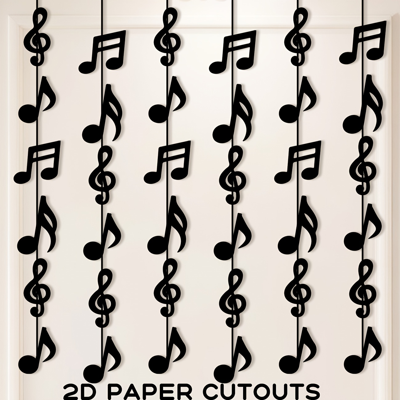 Music Notes Party Decorations Musical Birthday Hanging Decorations Music Notes Paper Garland Banner For 50s 80s Birthday Baby Shower Wedding Party Supplies Ceiling Decor