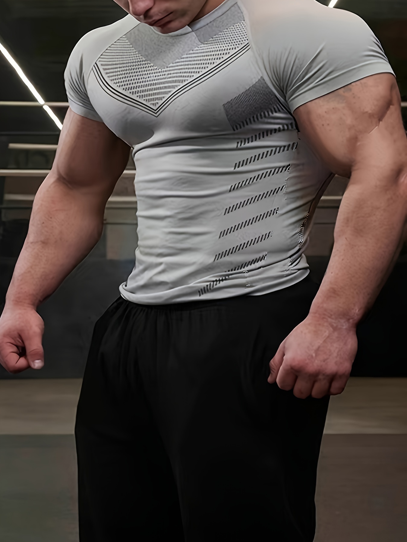 YAWHO Men's 1-3 Pack Workout Shirts Active Sport Athletic T
