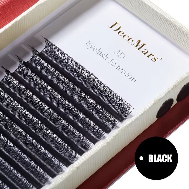 Decemars 3d - W Shaped Eyelash Extension C D 0.07mm Or 0.10mm False Eyelash (12line/tray)