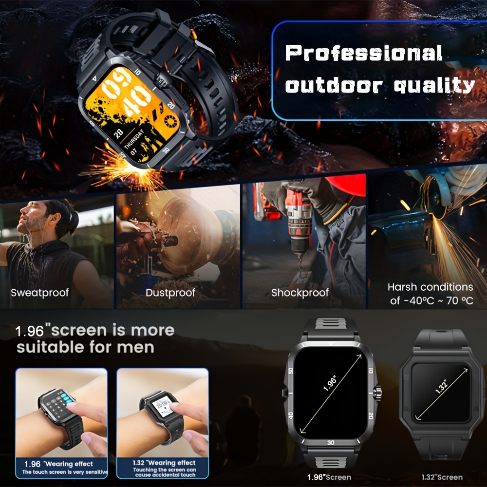 mens touch screen smart watch