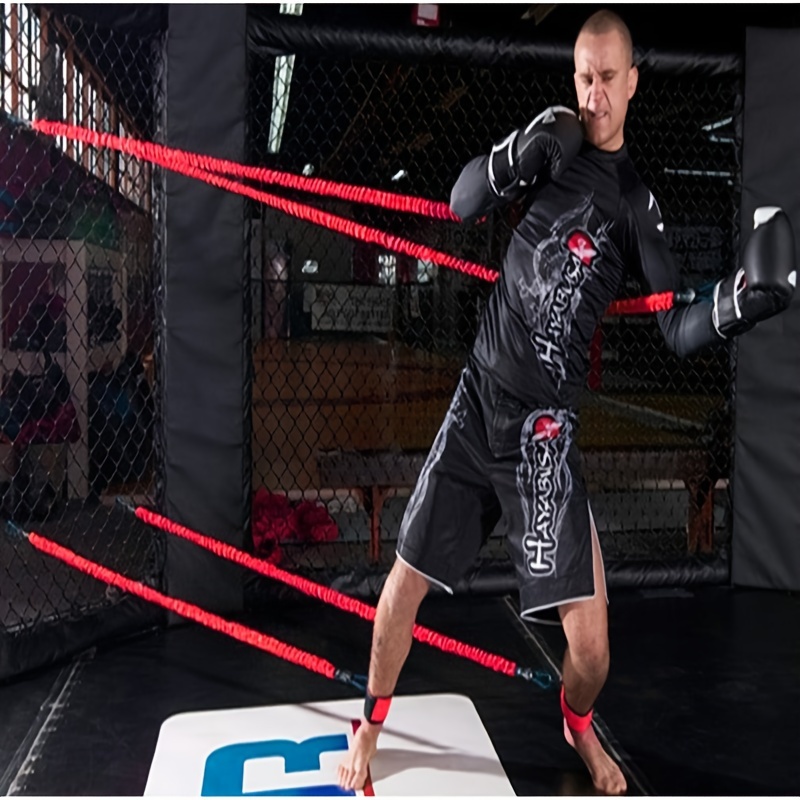 Explosive Force Heavy-Duty 1pc Spandex Resistance Training Rope - Anti-Snap Feature for Speed, Stamina, and Strength Improvement