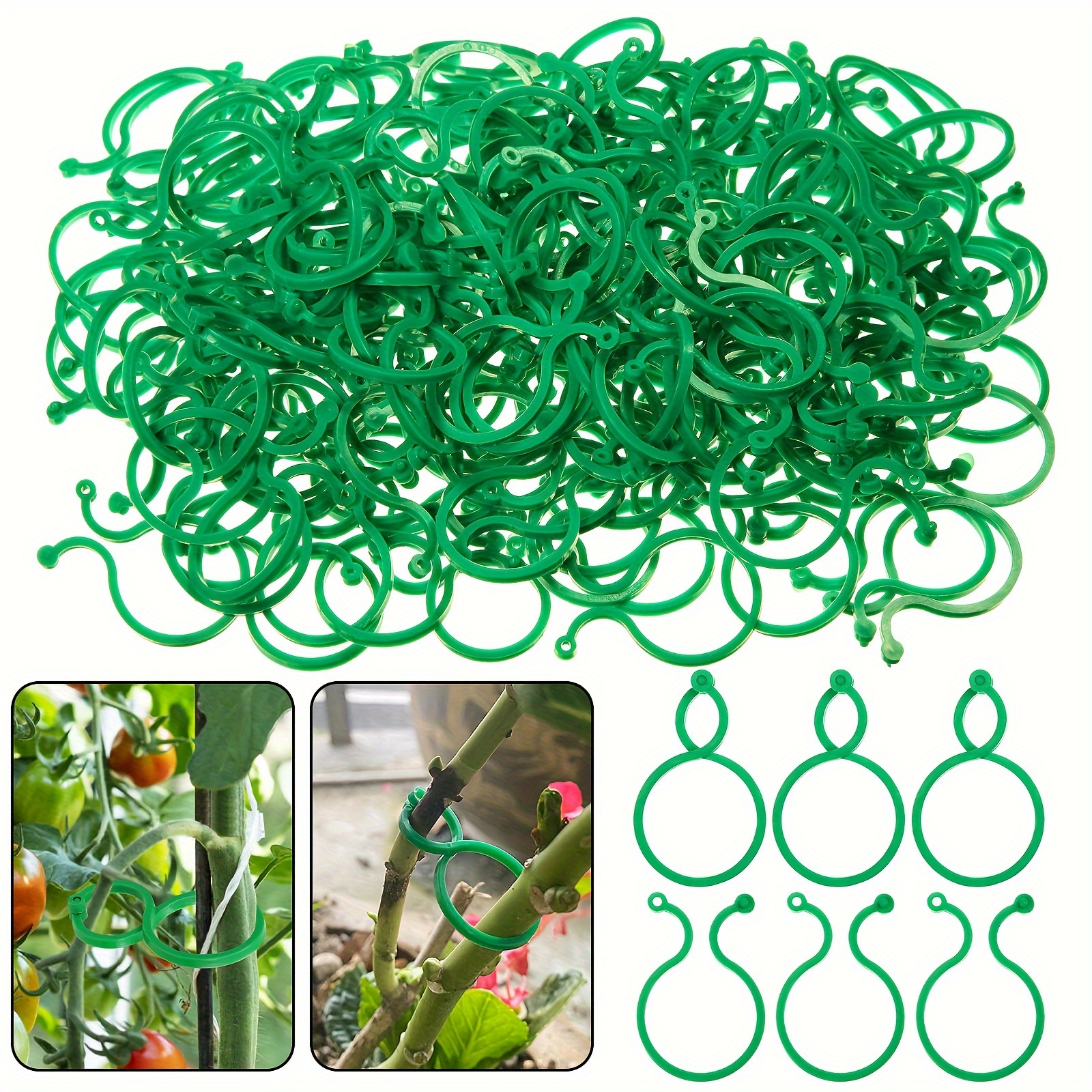 

//200 pièces, Attaches pour Plantes Pour Plantes Grimpantes Attaches de Soutien pour Plantes Pour Tomates Attaches de Jardinage pour Légumes Attaches pour et Fixer les Plantes