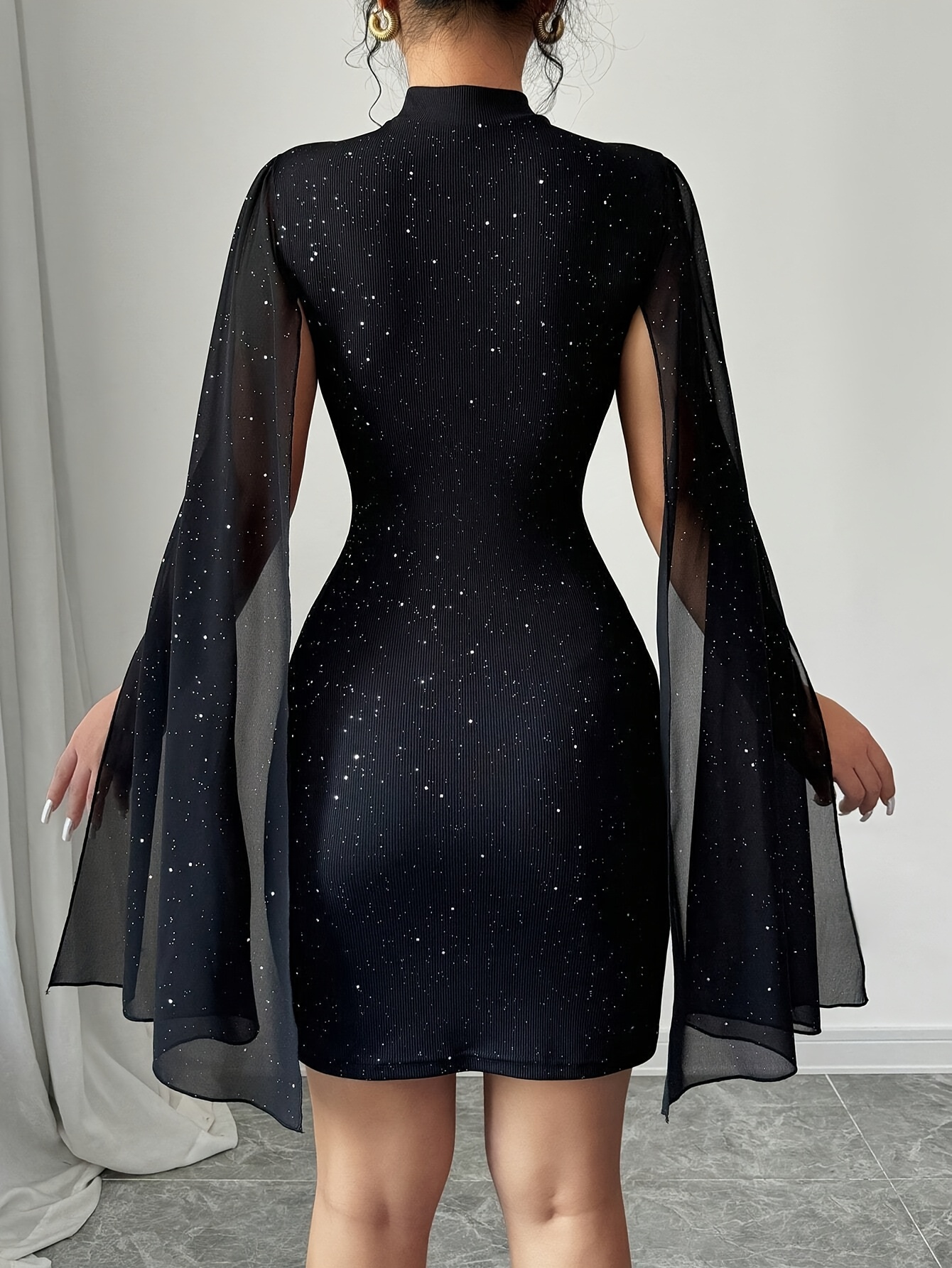 strapless open back dress Primavera Couture 14094 - Short Net (100% Polyester), Satin Lining Sheath Dress