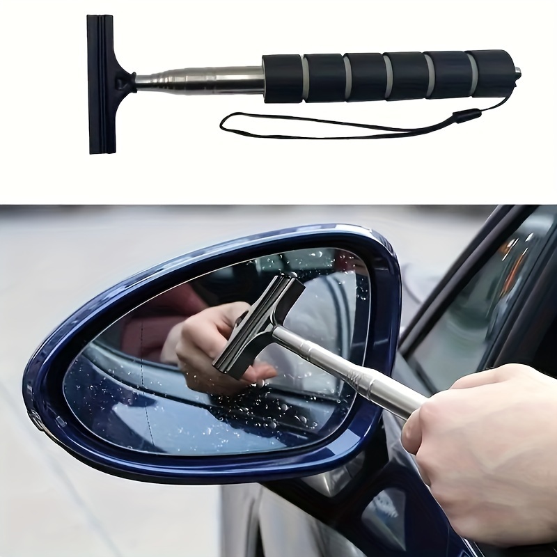 

Stainless Steel Extendable Car Wiper For Rearview Mirrors - Easy Clean Window Brush