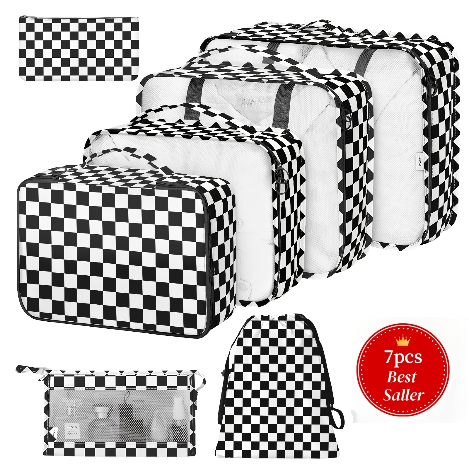 packing cubes sold on Temu United States