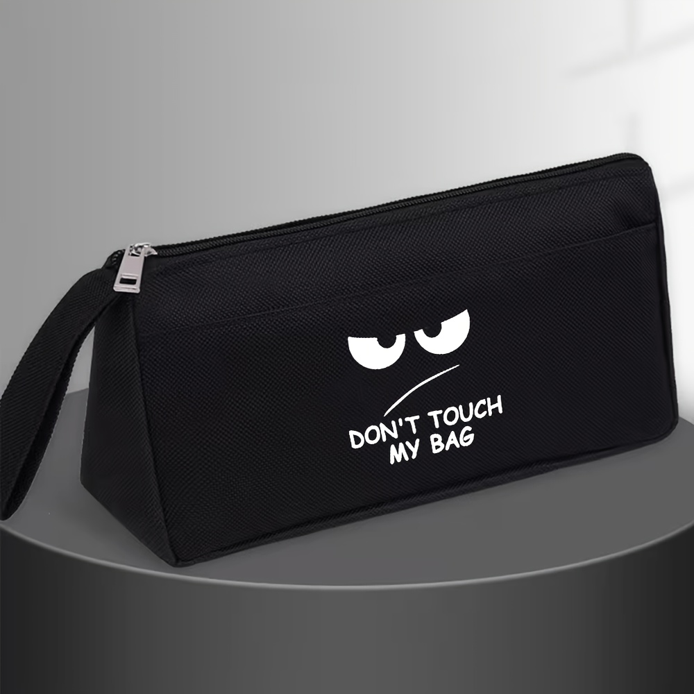 TEMU [pencil Case] 1pc Student Stationery Bag, Multi-functional Pencil Case, Large Capacity Storage Bag, Cartoon Printed Style Pencil Case, Suitable