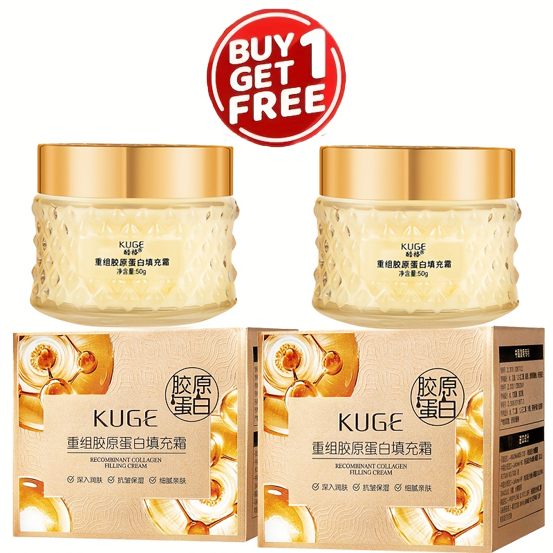 Collagen Firming & Wrinkle Cream - Moisturizing Face Cream with Collagen, Fragrance-  Light Beige Types,  , Daily Skincare Routine, Sleek Jar Design,   Ingredients, Skincare Essential, Nontoxic Skincare, Travelfriendly Skincare, Fragrancefree Formula, Gentle Skincare, Skincare Essential with Natural Skincare Essential