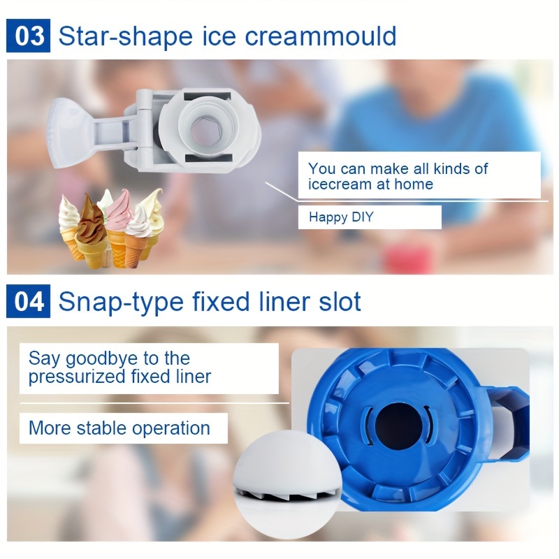 ultimate Large Capacity Ice Cream Maker Machine Compatible for Frozen Yogurt, Milkshake, Sorbet with Mixing Bowl - Heavy-Duty Compact Ice Cream Producer for & Small Business, -Use (Irregular Shape, 110, Plug) 14 Large Capacity Ice Cream Maker Machine Compatible for Frozen Yogurt, Milkshake, Sorbet with Mixing Bowl - Heavy-Duty Compact Ice Cream Producer for & Small Business, -Use (Irregular Shape, 110, Plug)