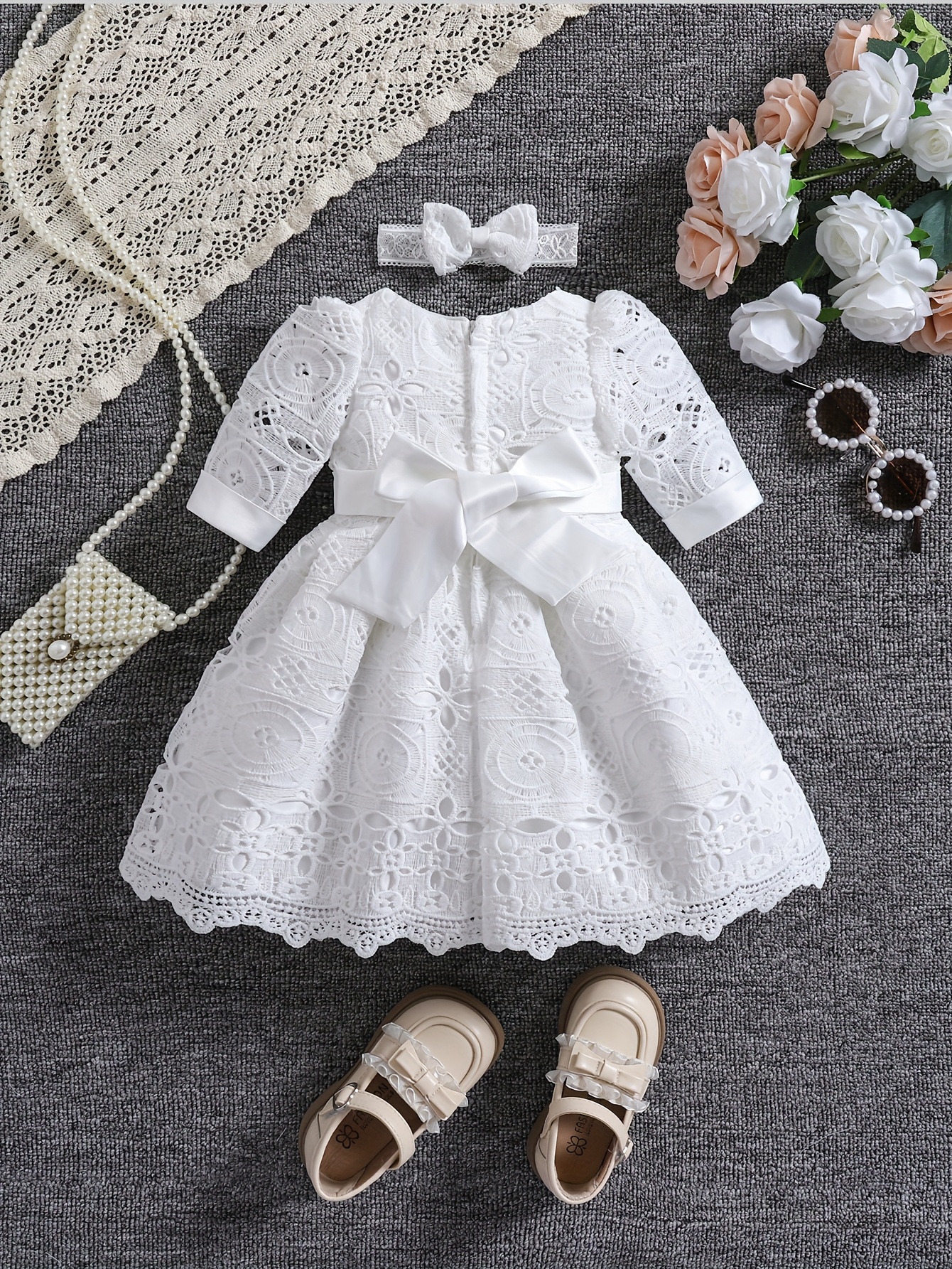 girls special occasion dress headband Product details 7