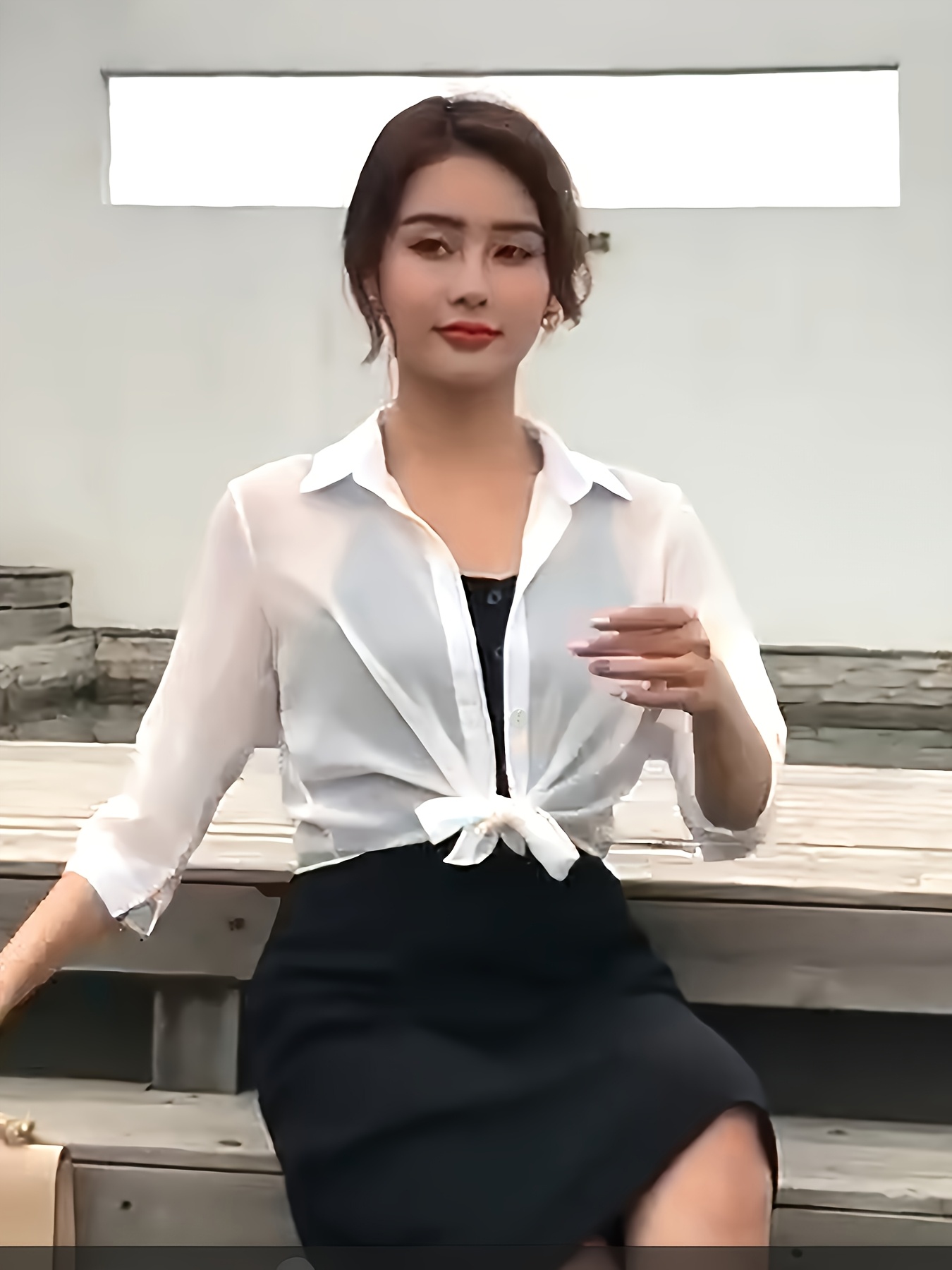 chiffon tie blouse Chiffon Tie Detail Long Sleeve Blouse | JD Williams