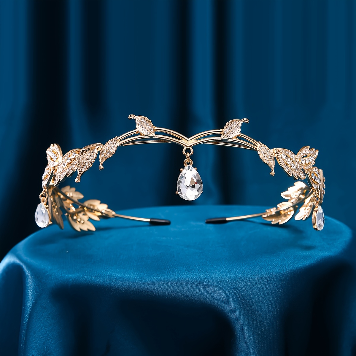 TEMU Elegant Alloy Headband - Vintage Style, Options, Festive Occasions, Holiday Gift, And Themed Events, Festive Headwear | Headband | Durable