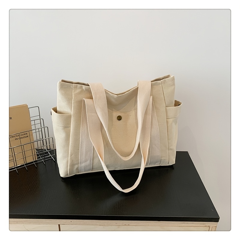 New Large Capacity Tote Bag For Women, Easy And Versatile Shoulder Handbag, Durable And Splash-resistant With Multiple Compartments, Suitable For Shopping, Commuting, And Campus Use