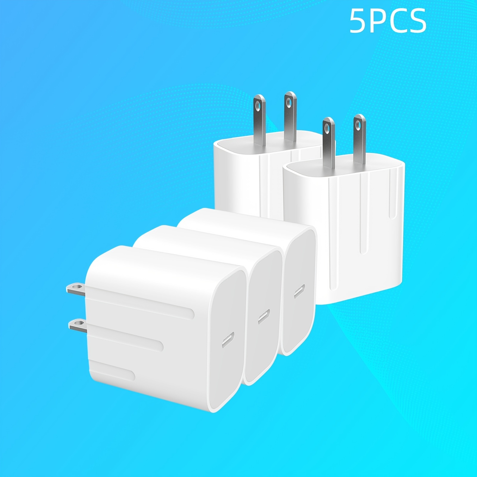 

5pcs For Iphone Charger Super Fast Charging Ipad Charger Usb C Wall Charger Fast Charging