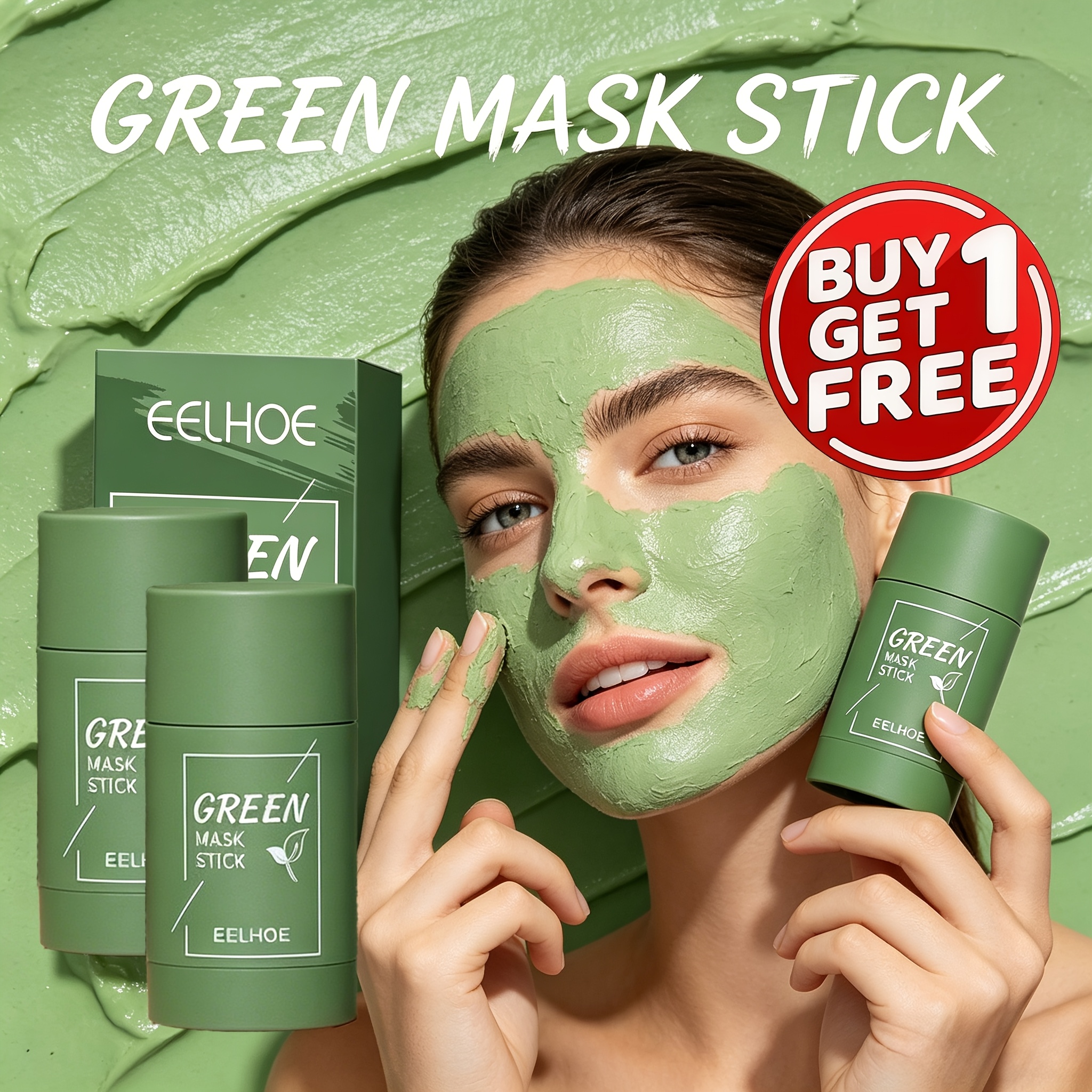 green mask stick sold on Temu United States