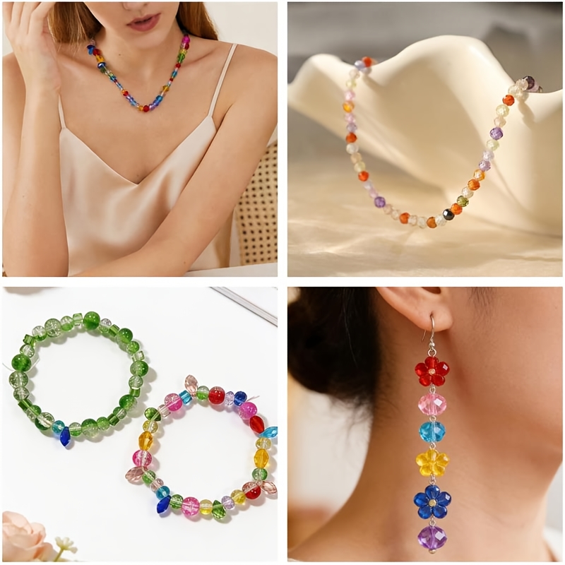 1200pcs Colorful Beads Set for Bracelet Jewelry Making