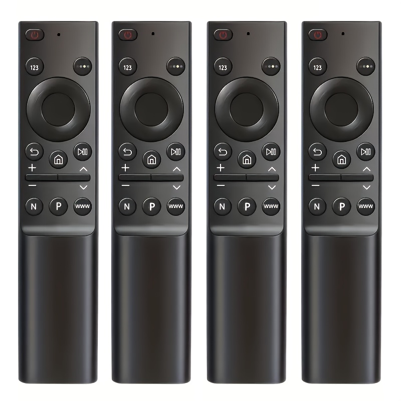 E-shop 4er-Pack Fernbedienung für Samsung Smart TVs - Kompatibel mit LCD, LED, UHD, Modellen - Inklusive Tasten, Ersatz