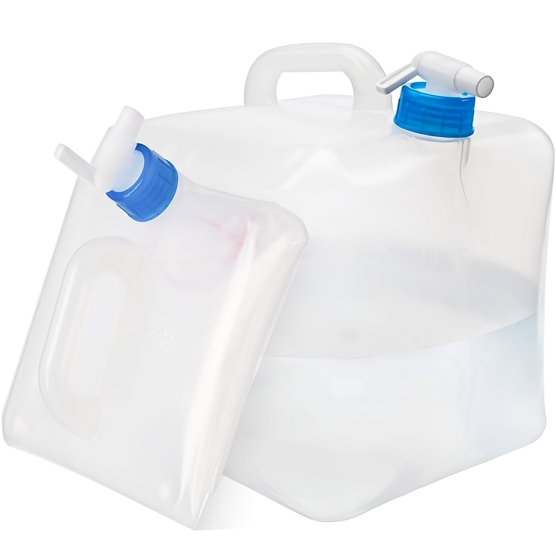 Collapsible Water Container with Spigot, Portable Foldable Water Bag