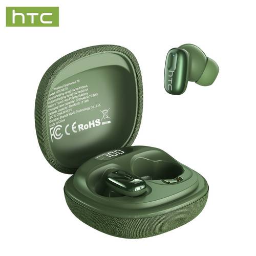 1 stück htc ne75 ai open wireless übersetzungs-kopfhörer – unterstützt 135 sprachen in , super niedrige latenz, lange akkulaufzeit, , hochauflösender surround-sound, ideal für sport, reisen geschäftsgebrauch, usb-c aufladung, halboffenes design, kapazitives mikrofon, leichtes
