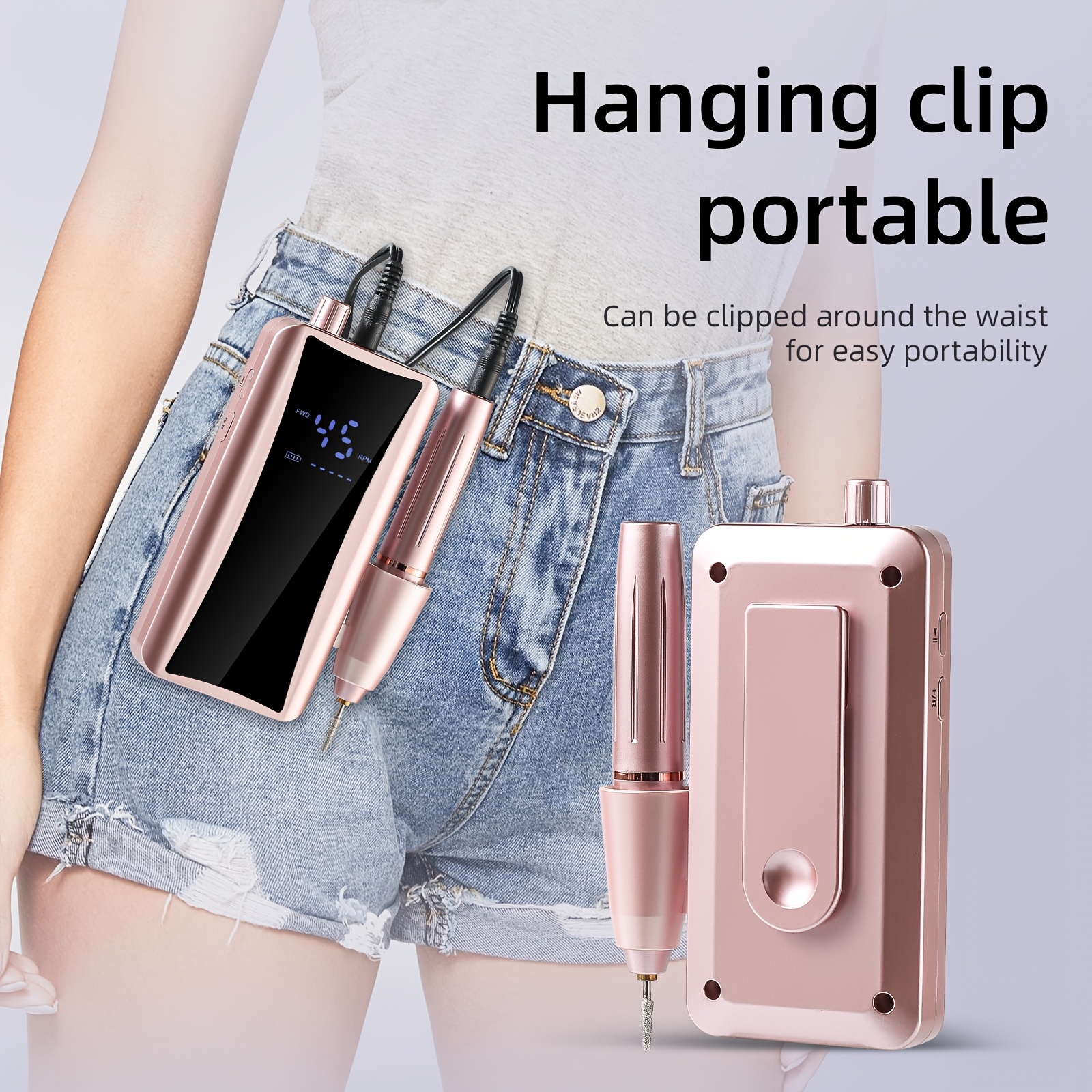 New Portable Nail Drill, Rechargeable USB