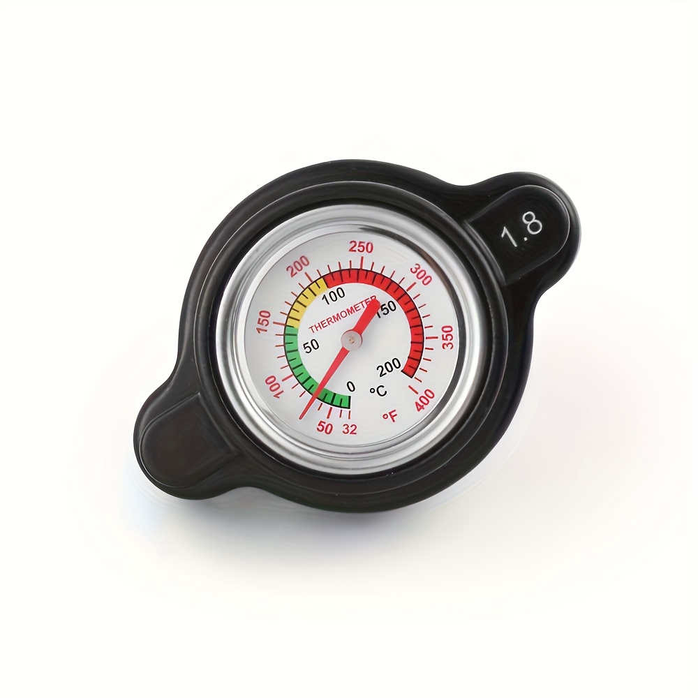 TEMU 1.8 Bar Motorcycle Radiator Cap With Thermometer, No Battery, For Dirt Bike, Fits Xr 99 300 4t, Not Compatible With Exc- Sxf 250 Sxf 450