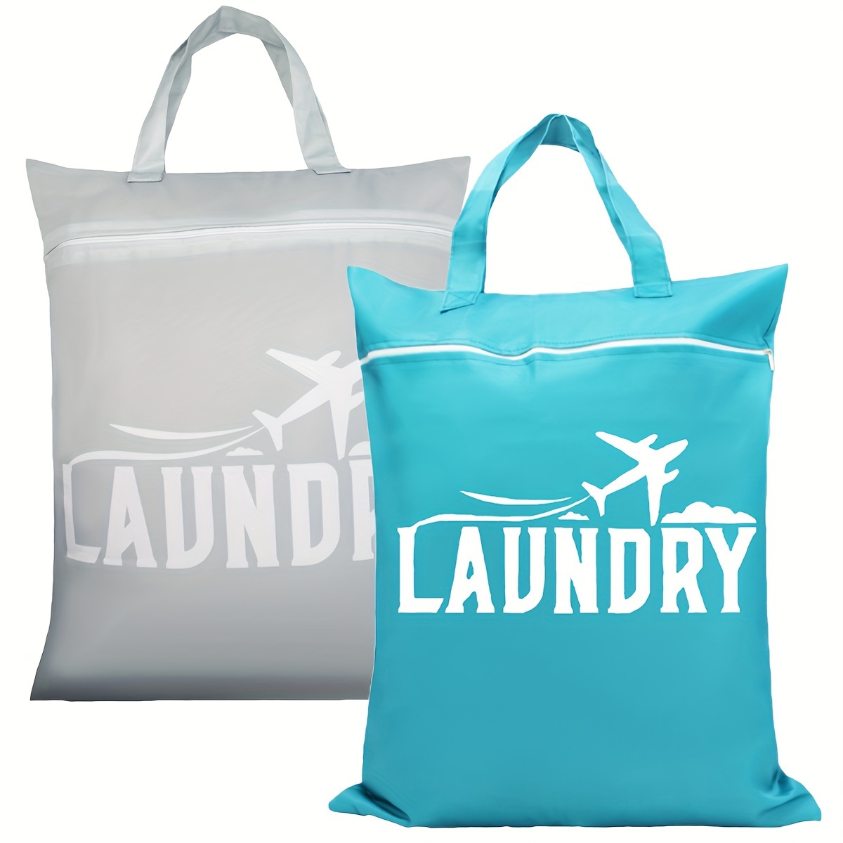 2pcs Large Travel Laundry Bag Washable Dirty Clothes Bag for Traveling Wet  Dry Bag Bathing Suit Workout Bag for Gym Clothes Laundry Wet Clothes