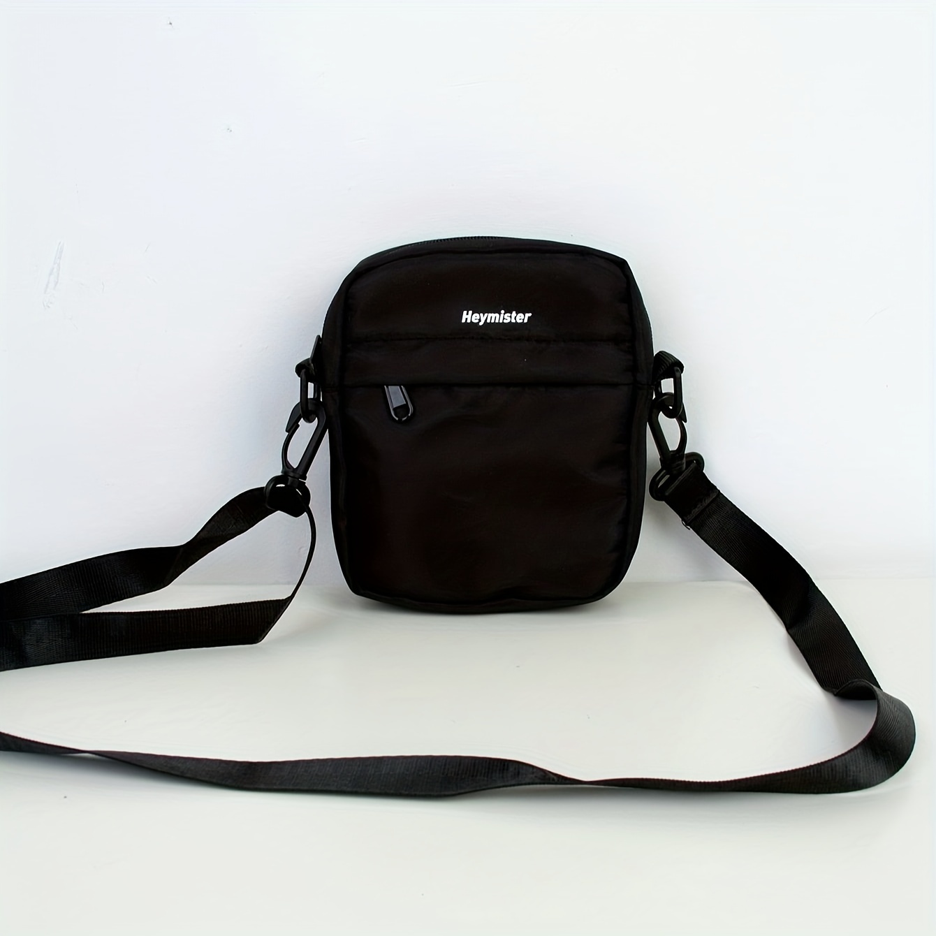 TEMU [men's Crossbody Bag] 1 Fashion Solid Color Lightweight Men's Crossbody Bag, Casual Outdoor Mini Crossbody Bag & Phone Pouch For Men